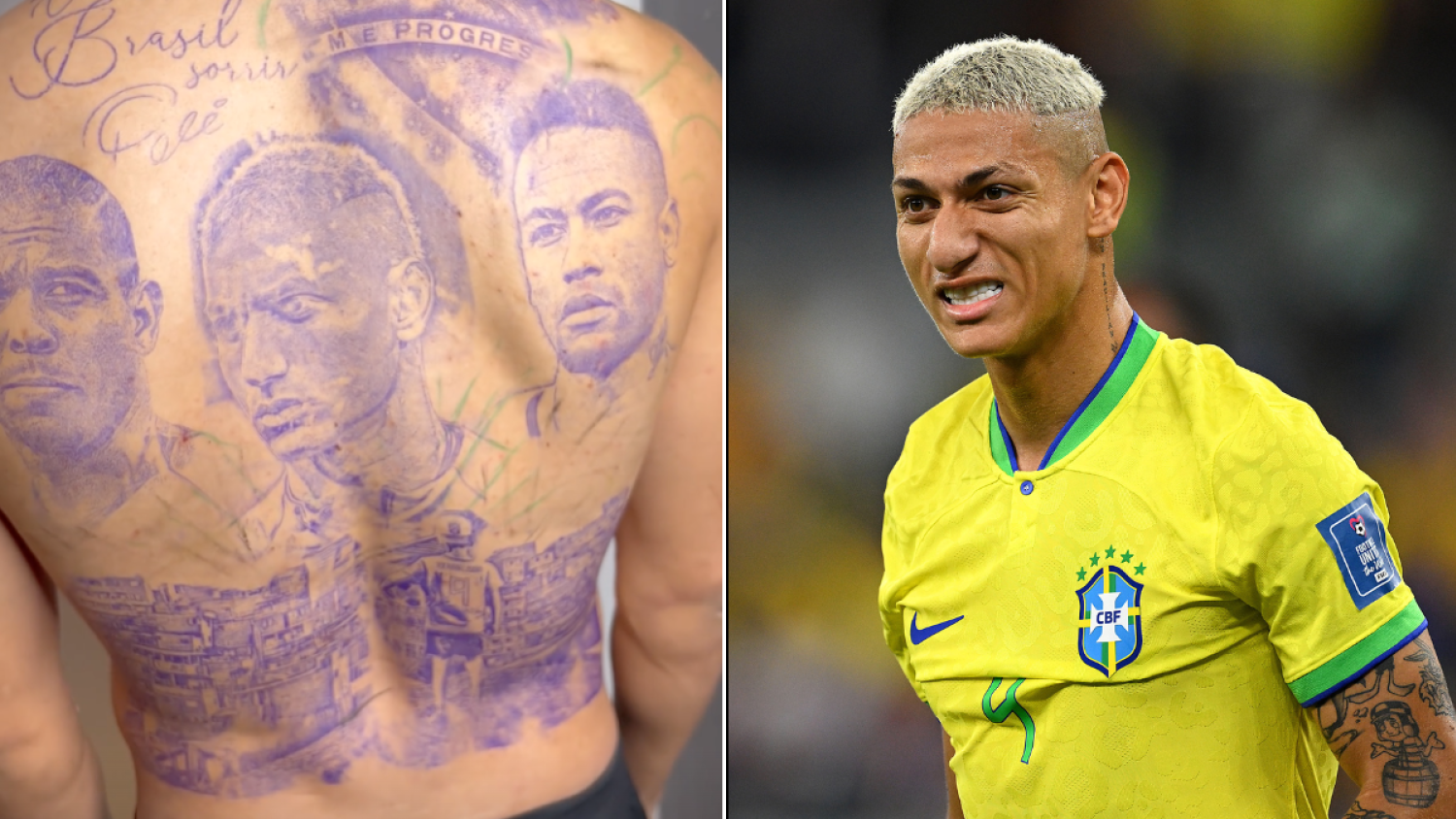 Richarlison gets tattoo of himself after World Cup exit